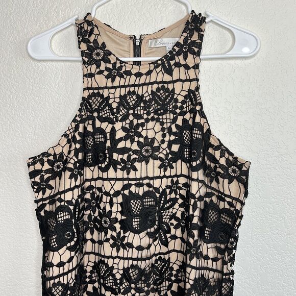Lovers + Friends Revolve Caspian Sleeveless Lace Mini Cocktail Dress Medium B14 - Picture 4 of 7
